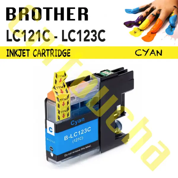 Cartouche Compatible Cyan Brother LC123C