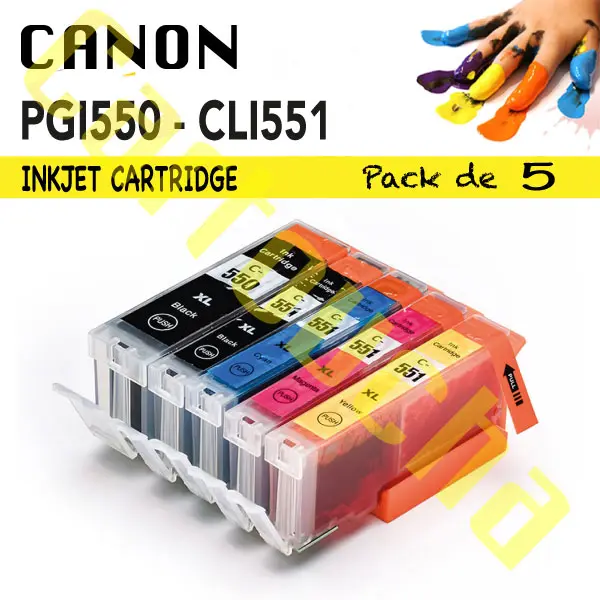 Cartouche Compatible Cyan Canon CLI-551C