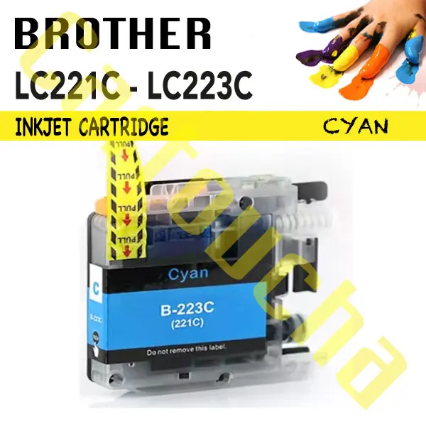 Cartouche Compatible Cyan Brother LC223C