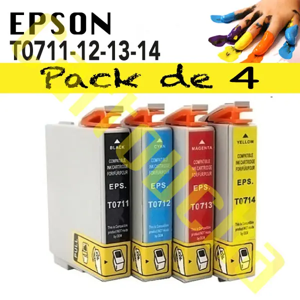 Cartouche Compatible Cyan Epson T0712