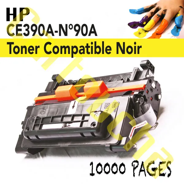 [20390A] Toner Noir Compatible CE390A N°90A 