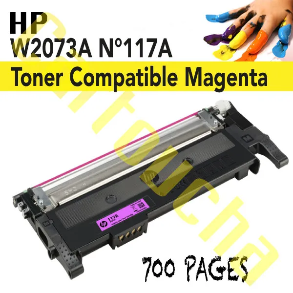 [203117M] Toner Compatible Magenta HP W2073A N°117A 