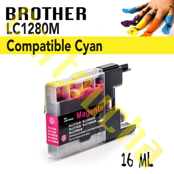 [1001280M] Cartouche Compatible Magenta Brother LC1280M