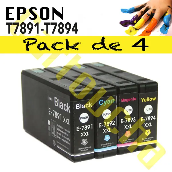 Cartouche Compatible Noir Epson T7891 N° 78XLB