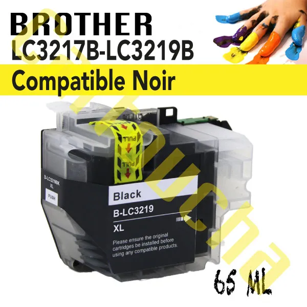 Cartouche Compatible Noir Brother LC3219BK