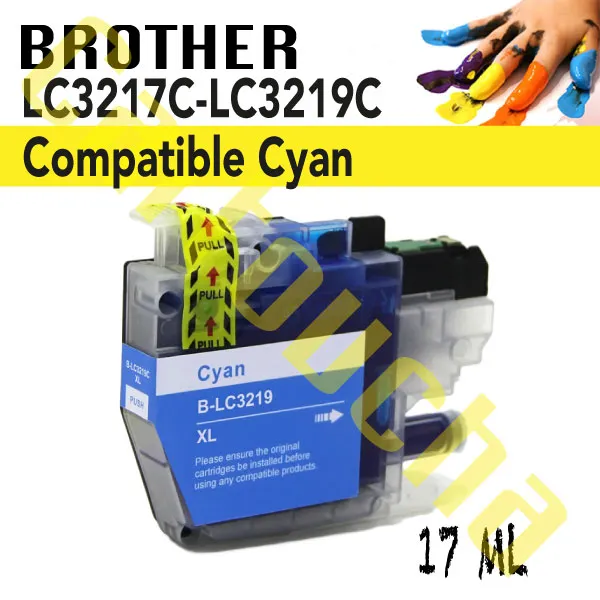 [1003219C] Cartouche Compatible Cyan Brother LC3219C