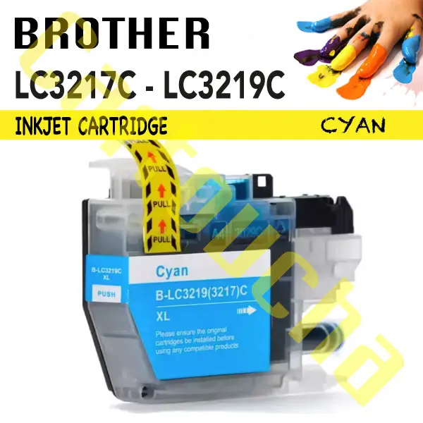 Cartouche Compatible Cyan Brother LC3219C