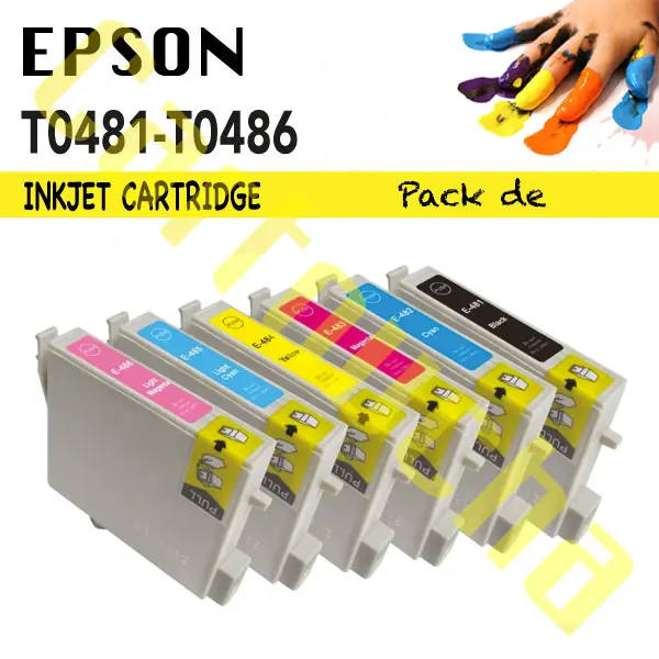 Cartouche Compatible Cyan Epson T0802 