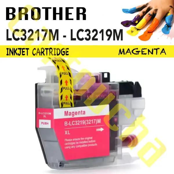 Cartouche Compatible Magenta Brother LC3219M