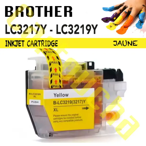 Cartouche Compatible Yellow Brother LC3219Y