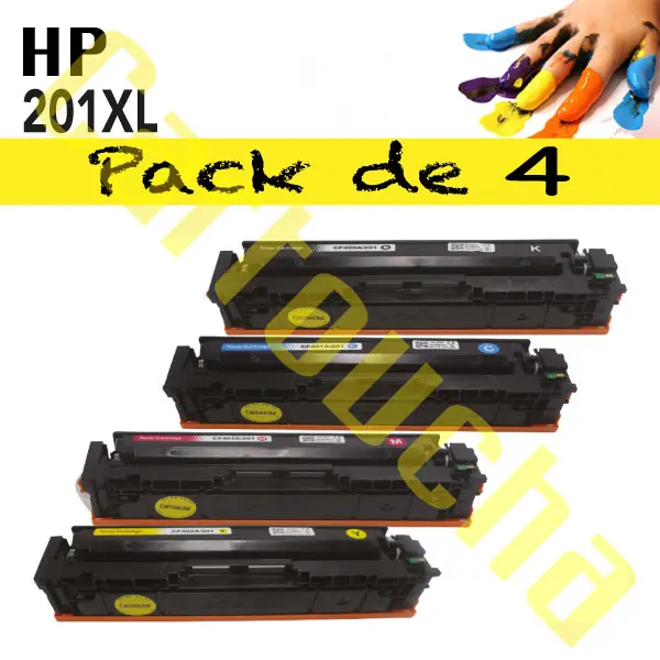 Toner Compatible Noir HP CF400X N°201X
