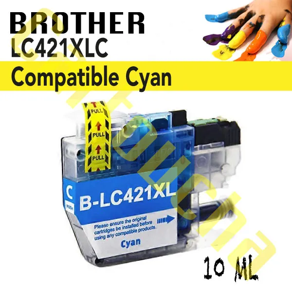 Cartouche Compatible Cyan Brother LC421XLC