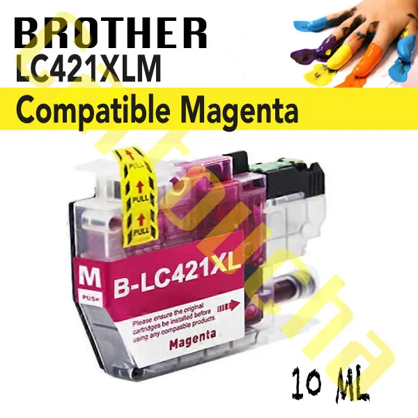 [100421M] Cartouche Compatible Magenta Brother LC421XLM