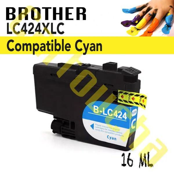 Cartouche Compatible Cyan Brother LC424XLC