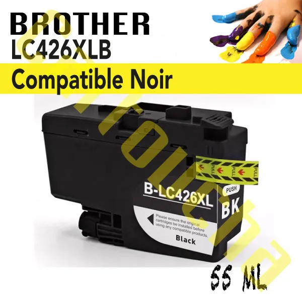 [100426B] Cartouche Compatible Noir Brother LC426XLB