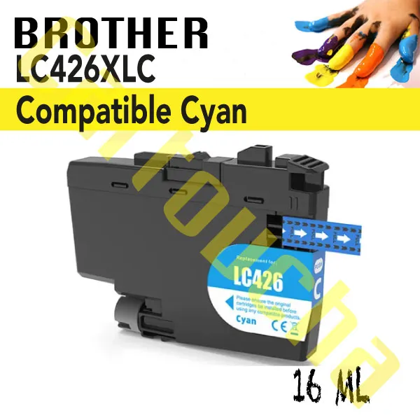 [100426C] Cartouche Compatible Cyan Brother LC426XLC
