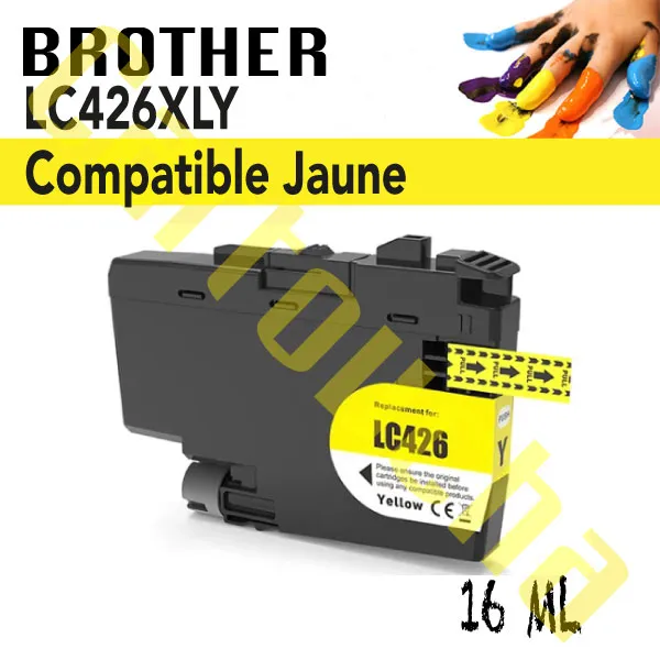 Cartouche Compatible Yellow Brother LC426XLY