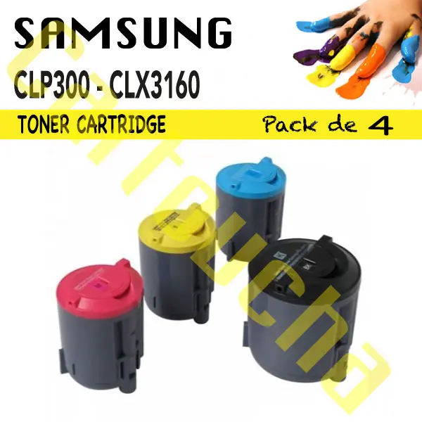 Toner Compatible Cyan Samsung CLP300