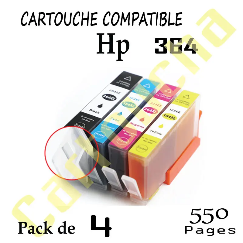 Cartouche Compatible Yellow HP N°364XLY