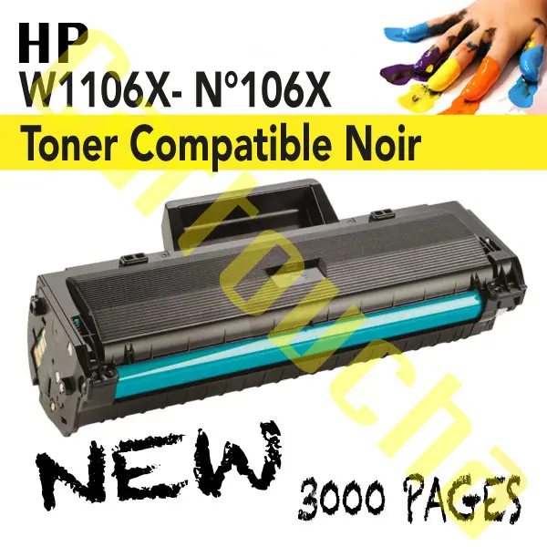 [203106X] Toner Compatible XLARGE HP W1106X N°106X