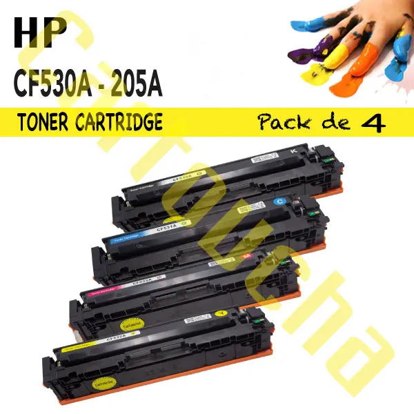 Toner Compatible Noir HP CF530A N°205A