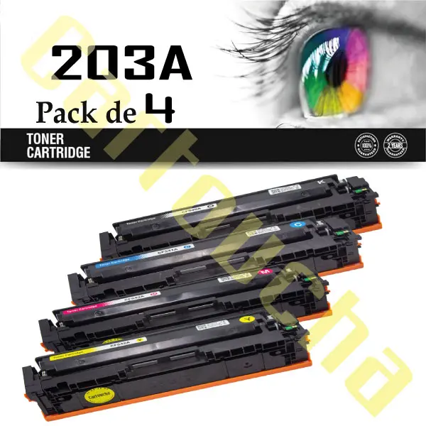 LOT 4 TONER COMPATIBLE CANON 054