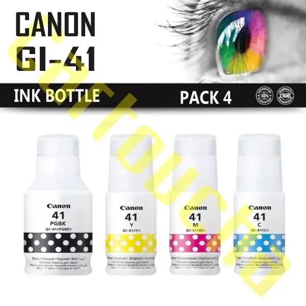 Bouteille Encre Noir 135ml pour Canon GI41-21-51-71-81-91