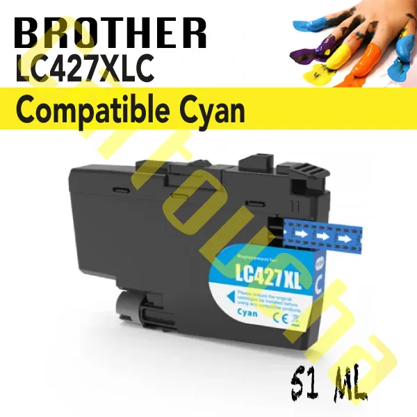 Cartouche Compatible Cyan Brother LC427XLC