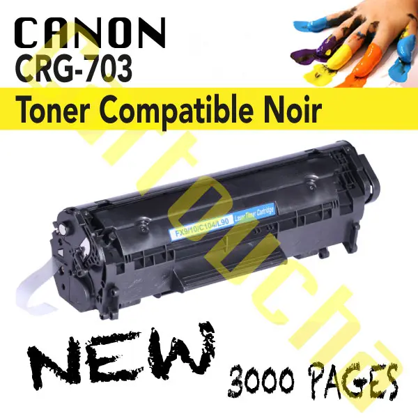 Toner Compatible HAUTE CAPACITE Canon 703-FX9-FX10