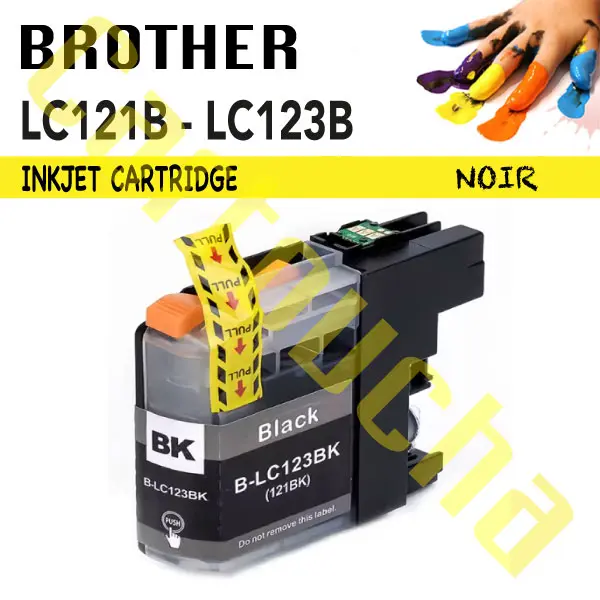 Cartouche Compatible Noir Brother LC123BK