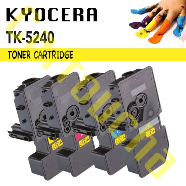 [2055240P4] LOT 4 TONER COMPATIBLE KYOCERA TK-5240