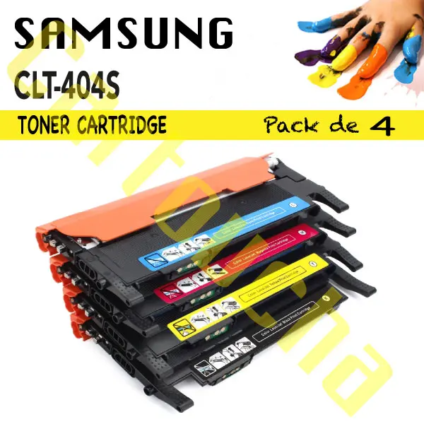 [210404P4] LOT 4 TONER COMPATIBLE SAMSUNG CLT-P404S