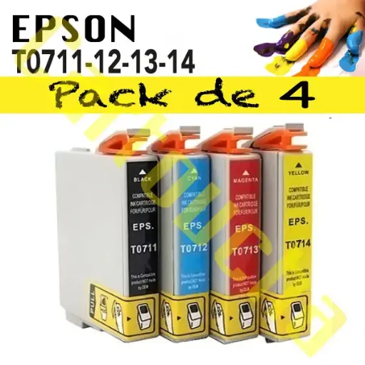 [102714Y] Cartouche Compatible Yellow Epson T0714