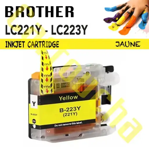 [100223Y] Cartouche Compatible Yellow Brother LC223Y