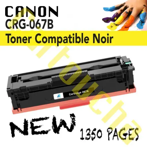 [201067B] Toner Compatible Noir Canon CRG-067B