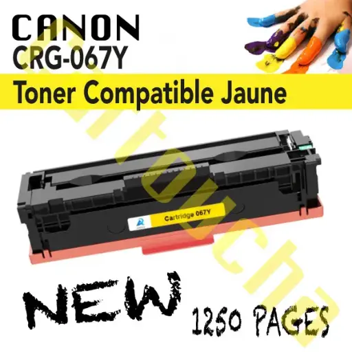 [201067Y] Toner Compatible Jaune Canon CRG-067Y