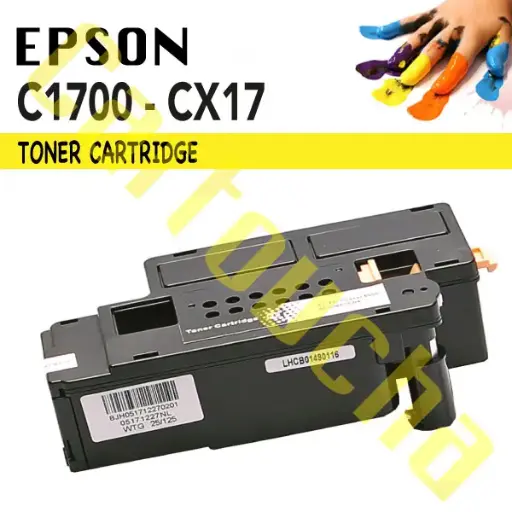 [202C1700B] Toner Compatible Noir Epson C1700K-CX17K