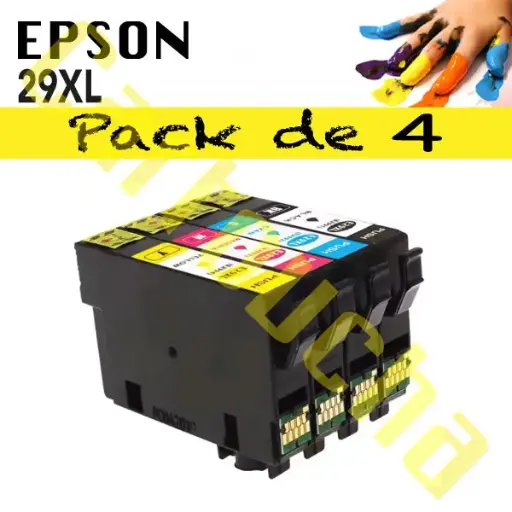 [10129XL] LOT CARTOUCHES COMPATIBLE EPSON 29XL