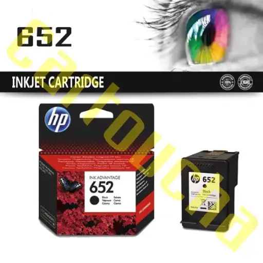 [103652B] Cartouche d'origine Noir HP F6V25AE N°652