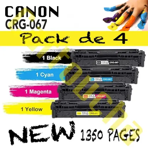 [201067] LOT TONER COMPATIBLE CANON CRG-067