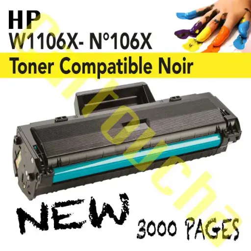 [203106X] Toner Compatible XLARGE HP W1106X N°106X