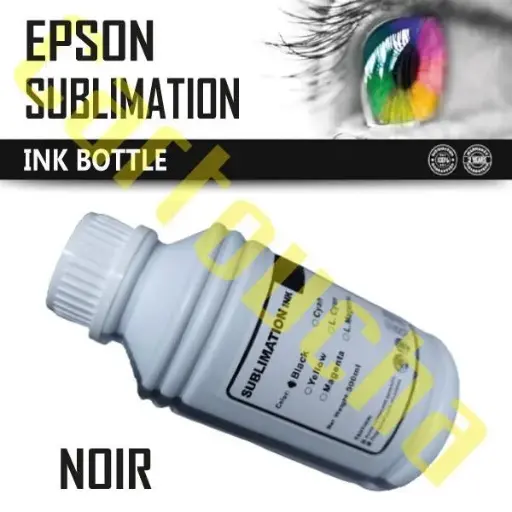 [502SB500B] Bouteille Encre SUBLIMATION Noir de 500ML Universel